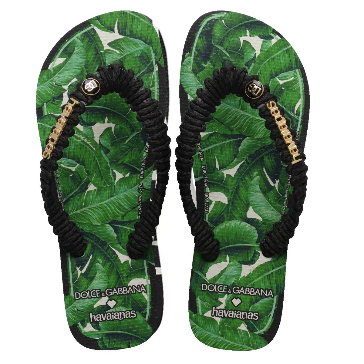 Chinelo Havaianas Top Dolce & Gabbana Banano