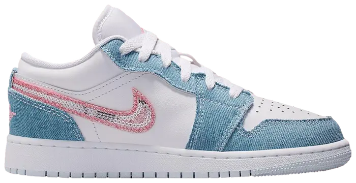 Air Jordan 1 Low 'Denim Sequin'