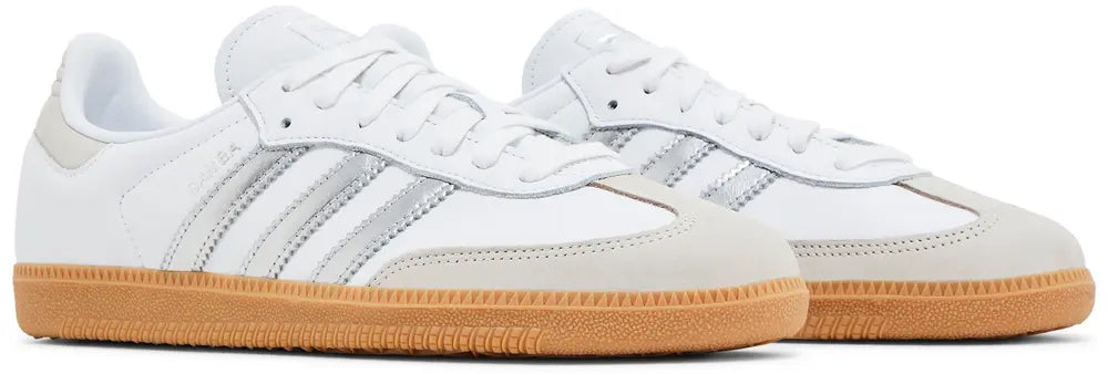 Adidas Samba OG "Cloud White Silver Metallic"