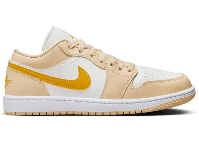 Air Jordan 1 Low “Pale Vanilla White Yellow Ochre”
