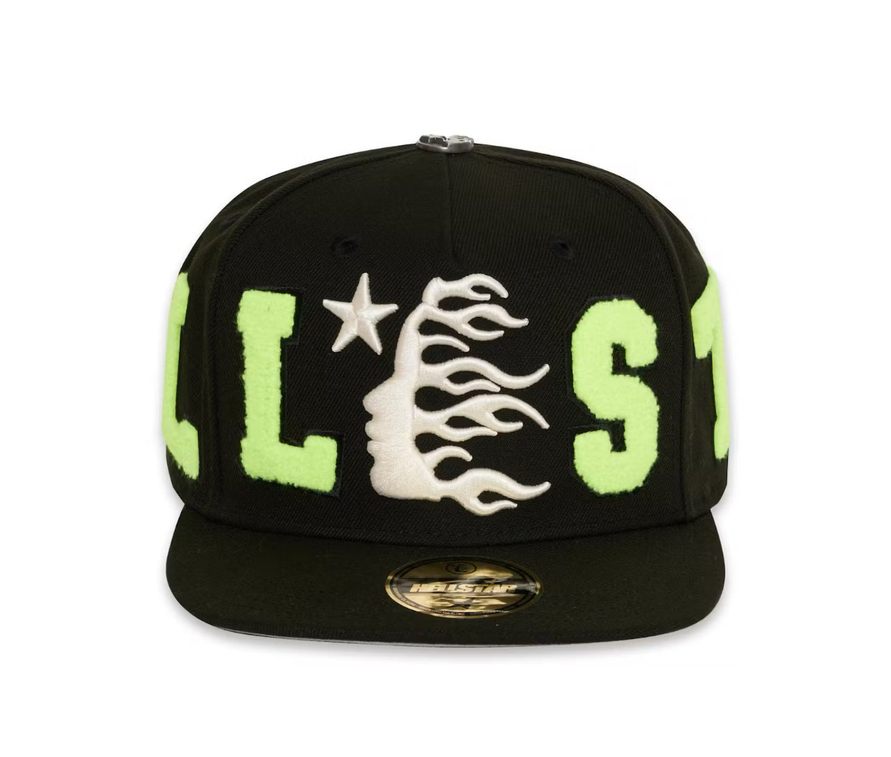 Boné Hellstar "Patch Fitted Black"