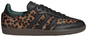 Adidas Samba OG "Black Green Leopard"