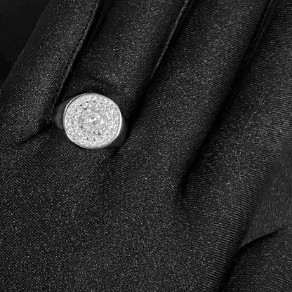 Anel 44 Pedras de Zircônia (8g) (Banho Prata 925)