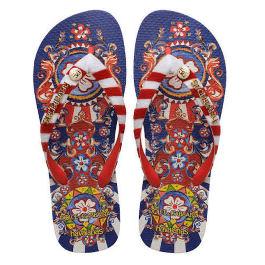 Chinelo Dolce&Gabbana x Havaianas  "Carretto Siciliano"
