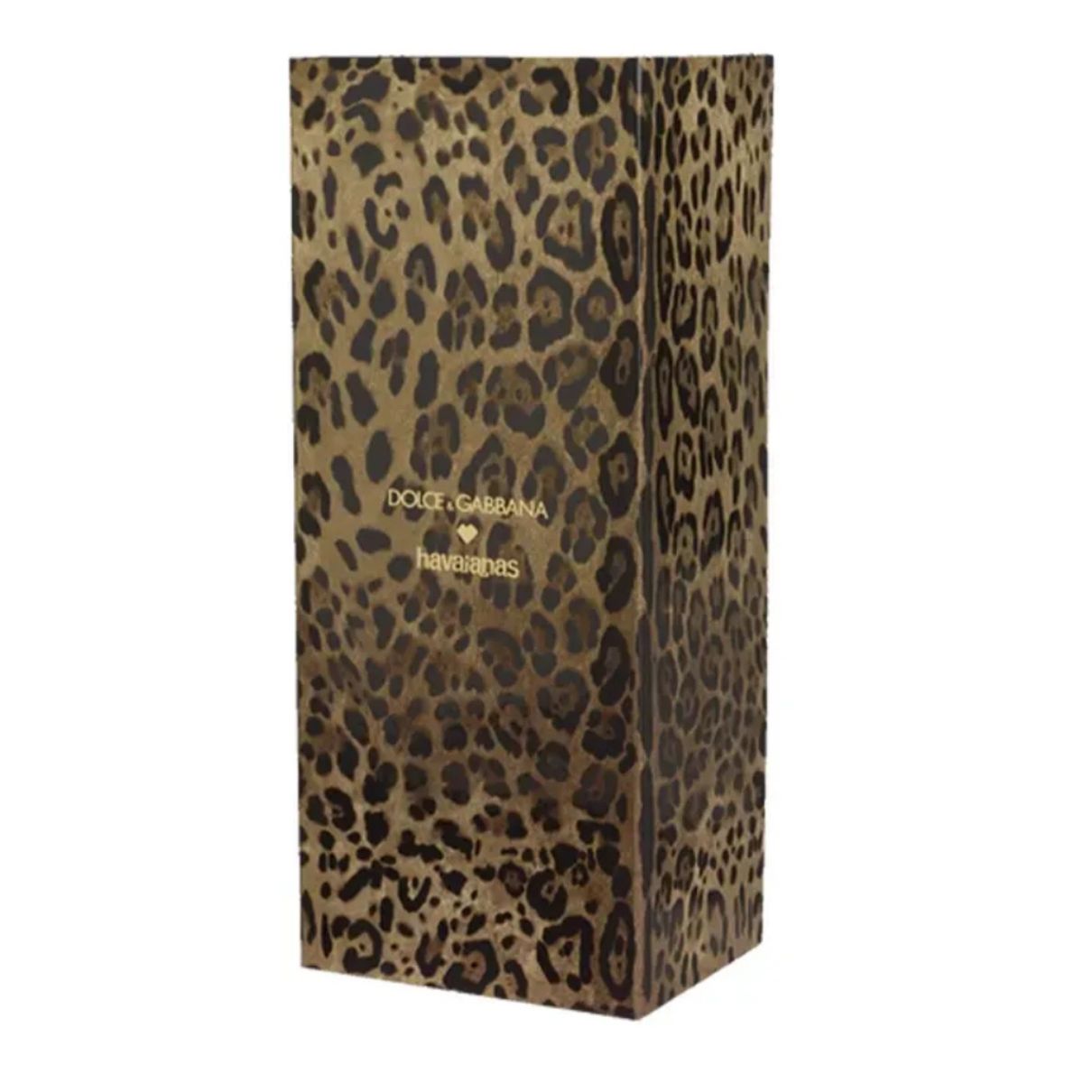 Chinelo Dolce&Gabbana x Havaianas "Top Faux Fur Rose Gold"