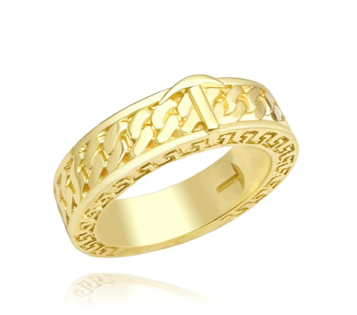 Anel GDO Grécia (10g) (Banho Ouro 24k)