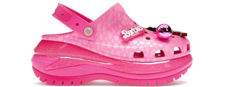 Crocs Classic Mega "Barbie The Movie Eletric Pink ")