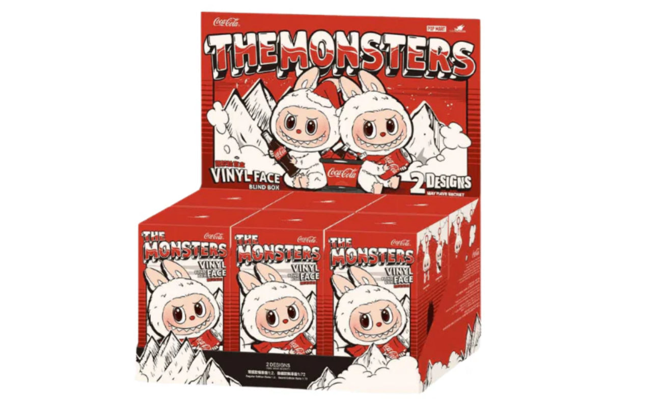 Pop Mart Labubu The Monsters Coca Cola Series Vinyl Face Sealed Case [6 Blind Boxes Lacradas]