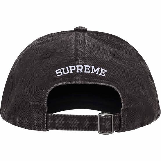 Boné 6-Panel Supreme "Pigment Coated S Logo"