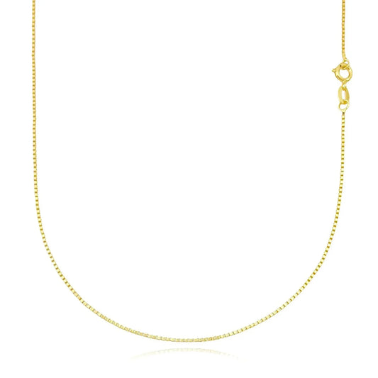 Corrente Veneziana 1,2mm (Fecho Tradicional) (TAG 18K) (Banho Ouro 18k)