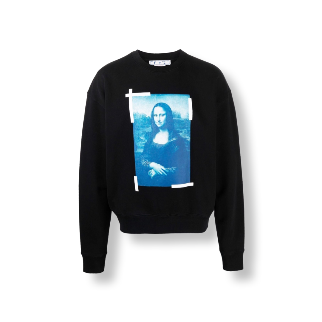 Moletom Crewneck “Off-White Monalisa”